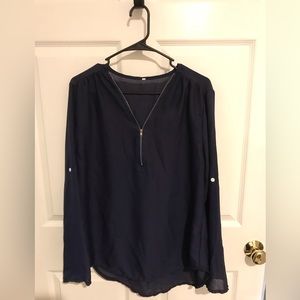 Navy Woman’s Blouse Size 2XL NWOT